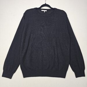OAK + FORT Oversized Crewneck Sweater Black